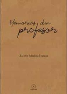 Portada de MEMORIAS DUN PROFESOR