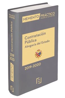 Descargar MEMENTO CONTRATACION PUBLICA ABOGACIA DEL ESTADO 2019-2020 gratis pdf - leer online
