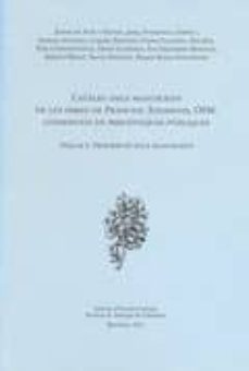 Portada de CATALEG DELS MANUSCRITS DE LES OBRES DE FRANCESC EIXIMENIS, OFM, CONSERVATS EN B. VOLUM: 1 : DE