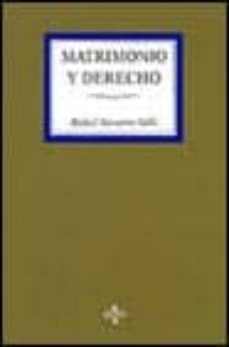 Portada de MATRIMONIO Y DERECHO