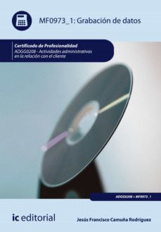 Portada de GRABACIN DE DATOS. ADGG0208