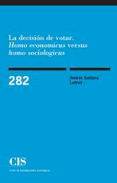 Portada de LA DECISION DE VOTAR CIS-282