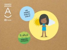 Portada de UN PASEO POR EL CIELO. NUESTRO PLANETA A INFANTIL 5 AÑOS SEGUNDO TRIMESTRE