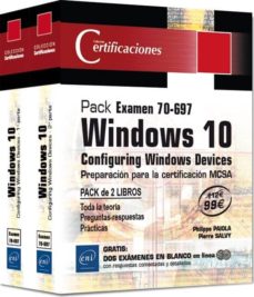 Descarga gratuita de libros electrónicos de pda. PACK EXAMEN 70-697 - WINDOWS 10 (Literatura española) 9782409009334