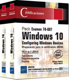 Descargar en línea gratis ebooks pdf PACK EXAMEN 70-697 - WINDOWS 10 9782409009334 RTF