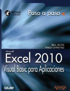Descargar EXCEL 2010: VISUAL BASIC PARA APLICACIONES gratis pdf - leer online