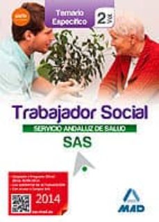 Portada de TRABAJADORES SOCIALES DEL SERVICIO ANDALUZ DE SALUD: TEMARIO ESPECIFICO (VOL. 2)