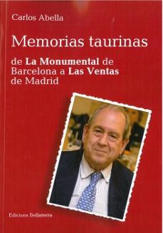 Portada de MEMORIAS TAURINAS