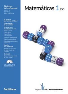Portada de GUIA MATEMATICAS 1 ESO LOS CAMINOS DEL SABER - 9788429468236