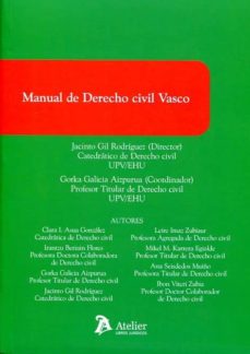 Portada de MANUAL DE DERECHO CIVIL VASCO