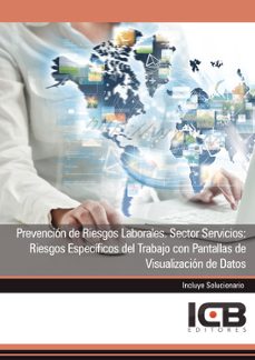 Portada de MANUAL PREVENCION DE RIESGOS LABORALES. SECTOR SERVICIOS: RIESGOS ESPECIFICOS DEL TRABAJO CON PANTALLAS DE VISUALIZACION DE DATOS