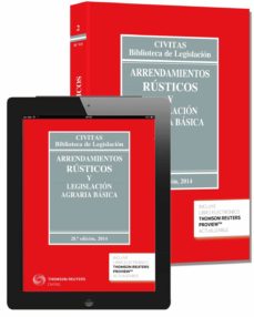 Portada de ARRENDAMIENTOS RUSTICOS Y LEGISLACION AGRARIA BASICA (28ª ED.) (DUO)