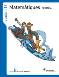 Portada de CUADERN 14 MATEMATIQUES 5 PRIM 2 TRIM. CAMINS SABER