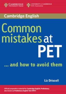 Descargar COMMON MISTAKES AT PET AND HOW TO AVOID THEM gratis pdf - leer online