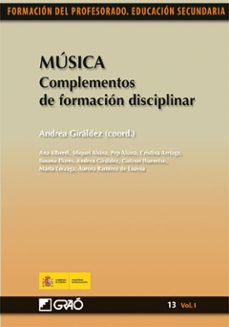 Descargar MUSICA: COMPLEMENTOS DE FORMACION DISCIPLINAR. FORMACION DEL PROF ESORADO gratis pdf - leer online
