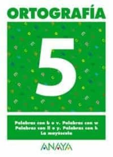 Portada de ORTOGRAFIA 5 (PRIMARIA) (ED. 2004)