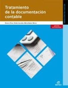 Portada de TRATAMIENTO DE LA DOCUMENTACION CONTABLE 2014 GRADO MEDIO GESTION ADMINISTRATIVA