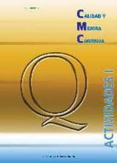 Portada de CALIDAD Y MEJORA CONTINUA. ACTIVIDADES I