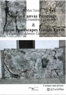 Portada de LARGE CANVAS PAINTINGS. PINTURA GRANDES FORMATOS & AERIAL LANDSCAPES GOOGLE EARTH. PAISAJES AEREOS GOOGLE EARTH