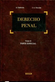 Portada de DERECHO PENAL. PARTE ESPECIAL