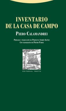 Descarga libros electrónicos gratis. INVENTARIO DE LA CASA DE CAMPO ePub RTF DJVU 9788498792164 in Spanish de PIERO CALAMANDREI