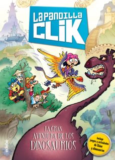 Portada de LA PANDILLA CLIK 3: LA GRAN AVENTURA DE LOS DINOSAURIOS