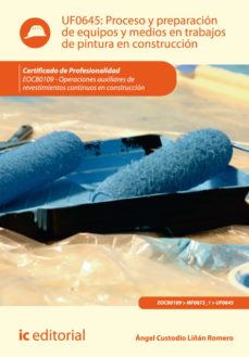 Portada de PROCESO Y PREPARACION DE EQUIPOS Y MEDIOS EN TRABAJOS DE PINTURA EN CONSTRUCCION