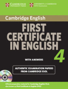 CAMBRIDGE FIRST CERTIFICATE IN ENGLISH 4 FOR UPDATED EXAM: SELF-S TUDY ...