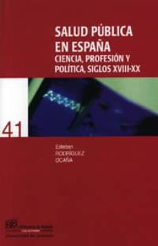 Descarga gratuita de libros electrónicos para ipad mini SALUD PUBLICA EN ESPAÑA iBook PDB (Literatura española)