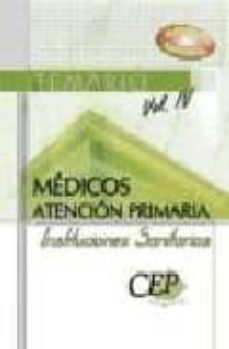 Cronouno.es Temario Medicos Atencion Primaria De Instituciones Sanitarias (Vo L. Iv) Image