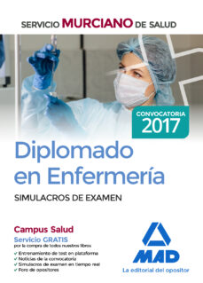 Portada de DIPLOMADO EN ENFERMERIA DEL SERVICIO MURCIANO DE SALUD. SIMULACROS DE EXAMEN