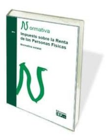 Portada de IMPUESTO SOBRE LA RENTA DE LAS PERSONAS FISICAS: NORMATIVA ESTATAL