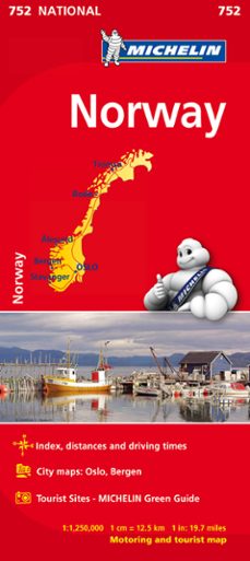 Mapa National Noruega 19 Ingles Vv Comprar Libro