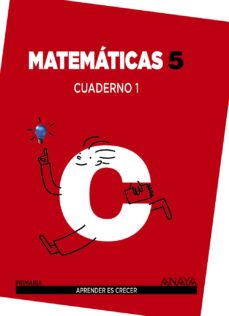 Portada de MATEMATICAS 5. CUADERNO 1.  5º TERCER CICLO