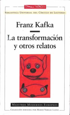 Portada de LA TRANSFORMACION Y OTROS RELATOS  OPERA MUNDI BIBLIOTECA UNIVERSAL DEL CIRCULO DE LECTORES.