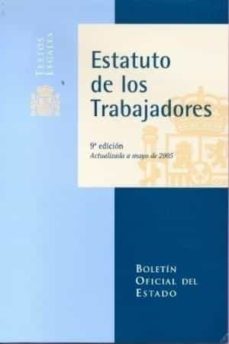 Portada de ESTATUTO DE LOS TRABAJADORES (9ª ED.)