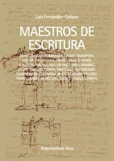 Portada de MAESTROS DE ESCRITURA