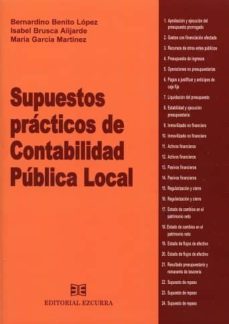 Descargar SUPUESTOS PRACTICOS DE CONTABILIDAD PUBLICA LOCAL gratis pdf - leer online