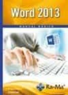 Descargar ebook gratis rapidshare WORD 2013 DJVU FB2 RTF 9788499642994 (Spanish Edition) de FRANCISCO PASCUAL GONZALEZ