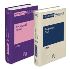 Portada de PACK MEMENTO PROCESAL CIVIL 2016 + MEMENTO PROCESAL PENAL 2016