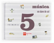 Portada de MUSICA EN CLAVE DE SOL 5º PRIMARIA ED 2009 GALLEGO