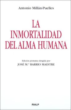 Portada de LA INMORTALIDAD DEL ALMA HUMANA