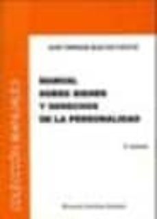 Portada de MANUAL SOBRE BIENES Y DERECHOS DE LA PERSONALIDAD