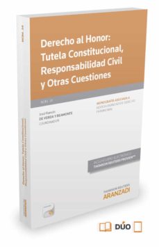 Portada de DERECHO AL HONOR: TUTELA CONSTITUCIONAL, RESPONSABILIDAD CIVIL Y OTRAS CUESTIONES