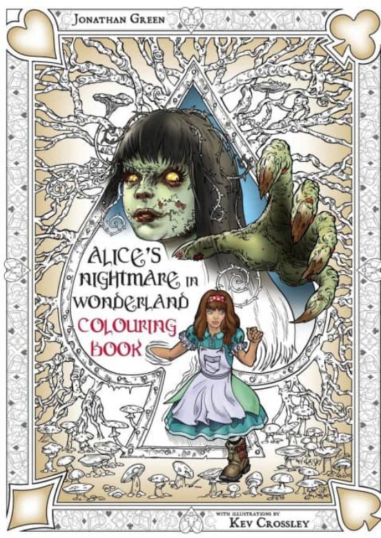 ALICES NIGHTMARE IN WONDERLAND COLOURING BOOK TWO JONATHAN GREEN