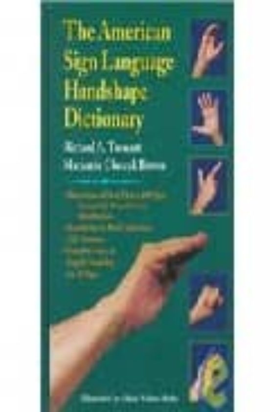 american-sign-language-handshape-dictionary-richard-a-tennant-casa-del-libro