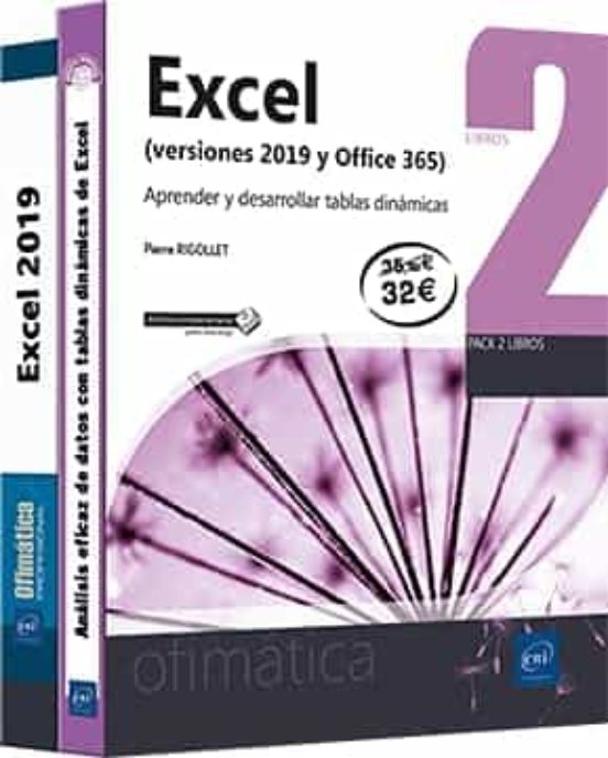 Excel Versiones 2019 Y Office 365 Pack De 2 Libros Aprender Y Desarrollar Tablas DinÁmicas 9089