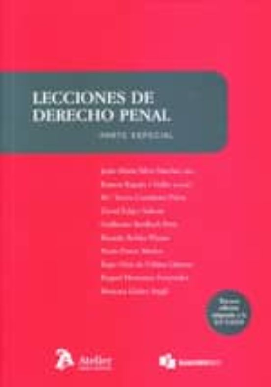 LECCIONES DE DERECHO PENAL: PARTE ESPECIAL (3ª ED) | JESUS MARIA SILVA ...